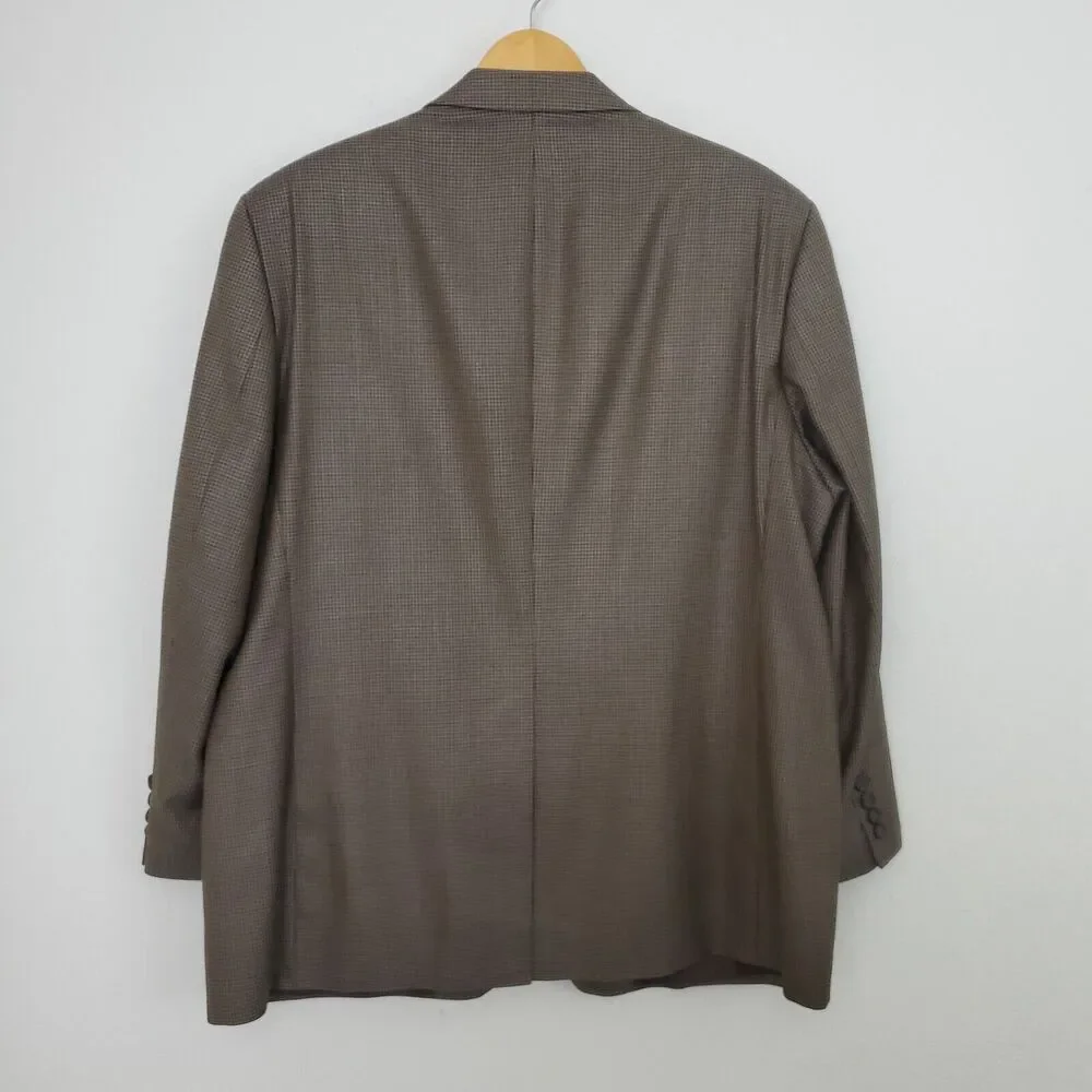 Lauren Ralph Lauren Men's Blazer 46R Brown Wool Suit Jacket Sport Coat Grandpa